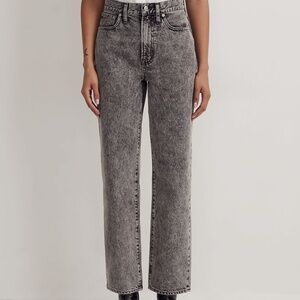 Madewell The Perfect Vintage Straight Jean in Acid Wash